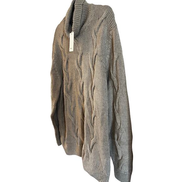 NWT BRAX Brian Wool Blend Turtleneck Sweater Beige Tan MENS SIZE (EU 56) US XXL - Picture 3 of 8